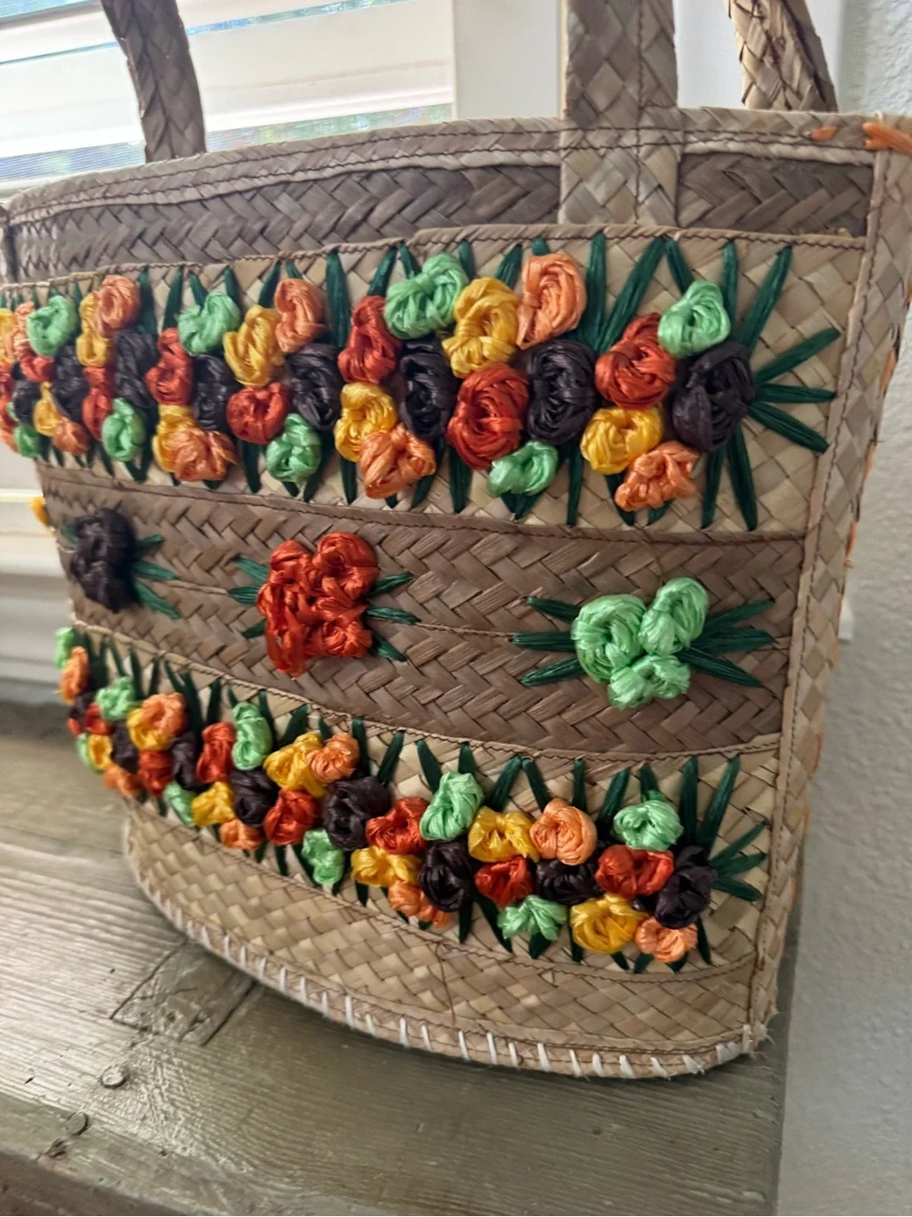 N/A handwoven straw